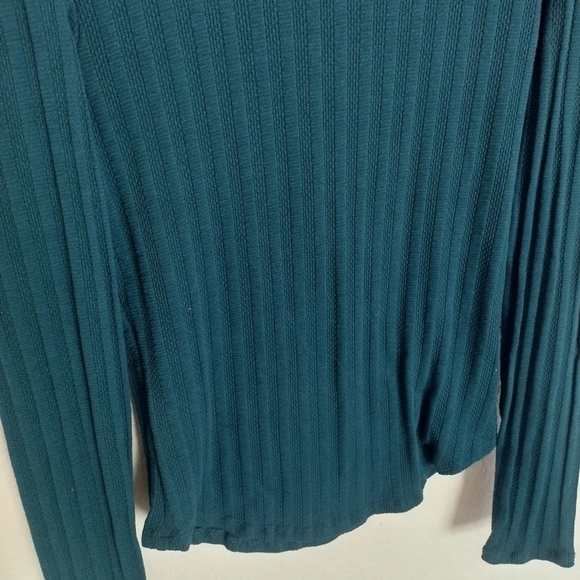 Free People Party In The Back Ribbed Cutout Open Back Scarf Tie Top sz L - Picture 4 of 11